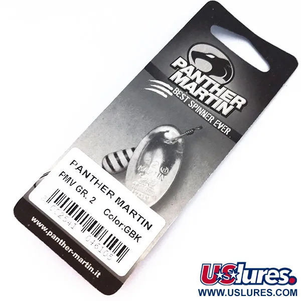 Panther Martin 2 Cucchiaino, Oro / Nero, 2.5g, Asse-passante, #10328