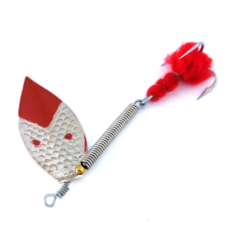 Panther Martin Francese Tirlindada con Lana Rotante, Argento/Rosso, 3g, #10351