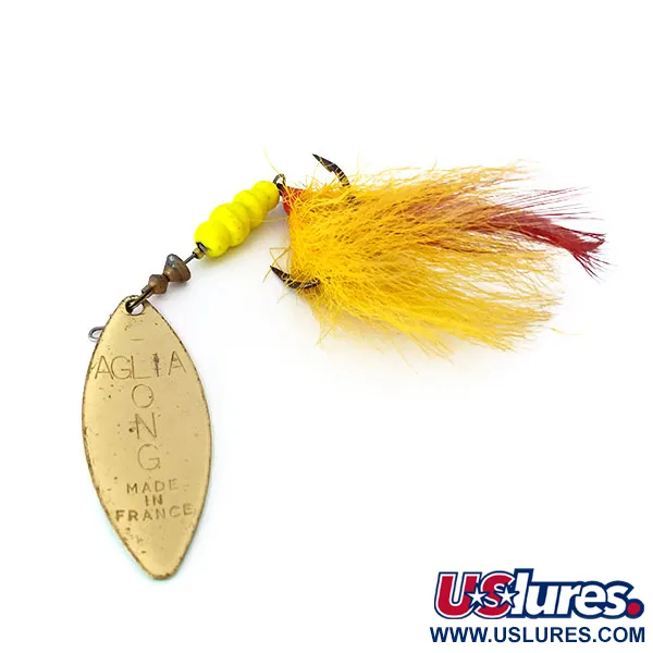 Mepps Aglia Long 4 Dressed Cucchiaino, Fluo, 17g, Bucktail, #10380