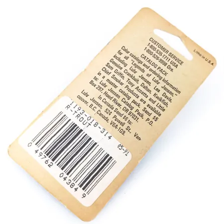 Luhr Jensen Hus-lure Cucchiaino, Trota/Nichel, 4g, #10383