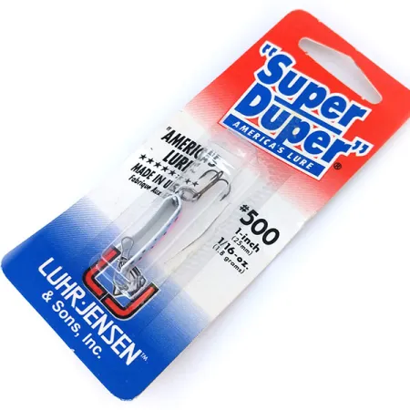 Luhr Jensen Super-Duper 500 Spoon, Trota Iridea, 1.4g, USA, #10385