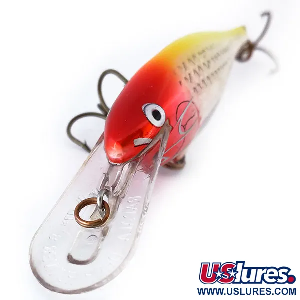 Rapala Shad Rap Deep Runner 08 Deep, Argento/Rosso/Giallo, 11g, #10395