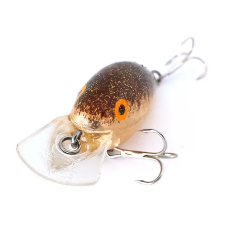Rebel Crank R Crankbait, Marrone/Oro, 10g, Galleggiante, #10415