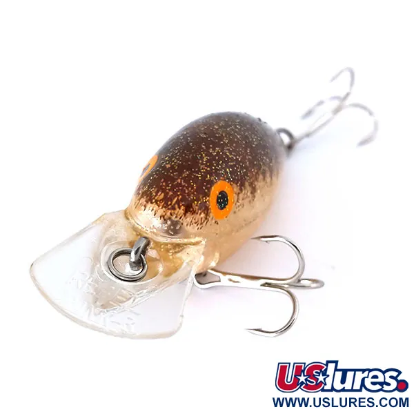 Rebel Crank R Crankbait, Marrone/Oro, 10g, Galleggiante, #10415