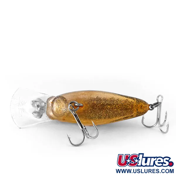 Rebel Crank R Crankbait, Marrone/Oro, 10g, Galleggiante, #10415