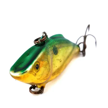Rapala Rattl'n RAP Esca Lipless, Oro/Verde, 12g, Affondante, #10419
