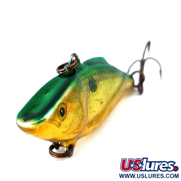 Rapala Rattl'n RAP Esca Lipless, Oro/Verde, 12g, Affondante, #10419