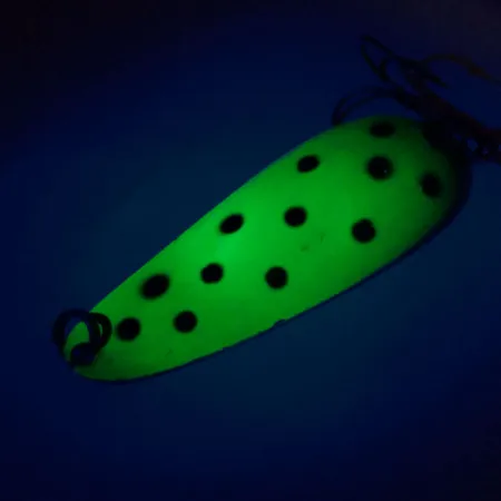Nebco Aqua Spoon Ondulante, Verde Neon, 14g, UV Glow, #10421