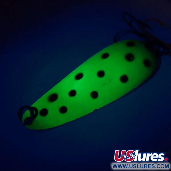 Nebco Aqua Spoon Ondulante, Verde Neon, 14g, UV Glow, #10421