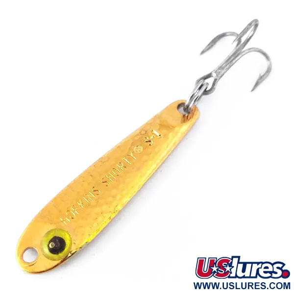 Hopkins s1 Jig Lure Spoon, Oro martellato, 9g, Made in USA, #10428