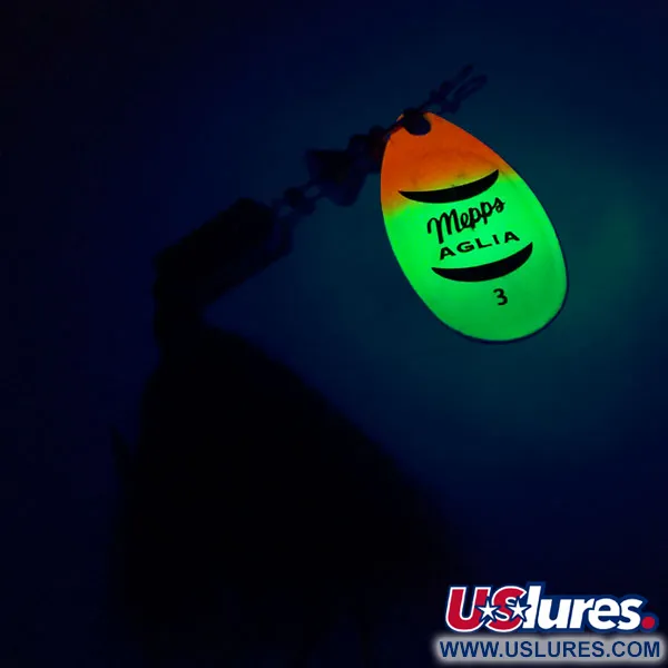 Mepps Aglia 3 dressed Fluo UV Cucchiaino, Fluo, 7.3g, UV, #10431