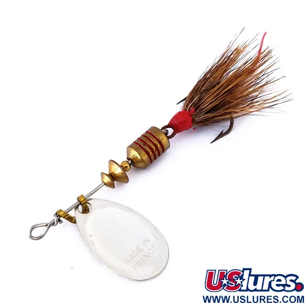 Mepps Aglia 1 Dressed Cucchiaino, Nero / Bianco, 3.5g, Ancoretta, #10433