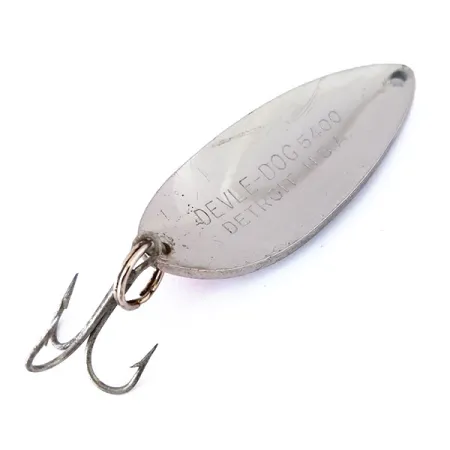 Ondulante Dardevle Devle Dog 5400, Nichel / Rosso, 18g, Detroit, #10451