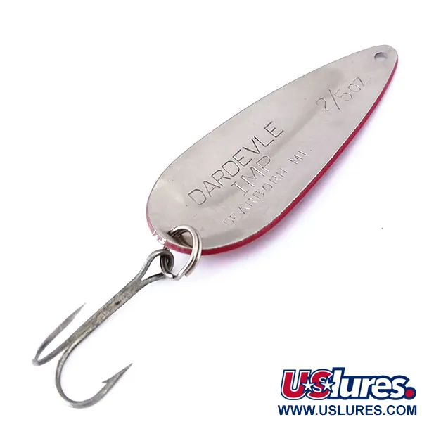 Eppinger Dardevle Imp Ondulante, Rosso/Bianco/Nickel, 11g, Oscil., #10452