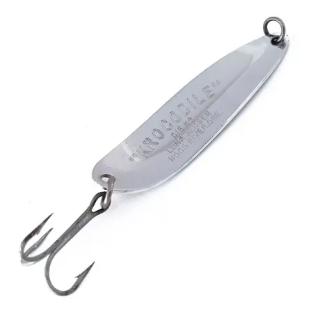 Luhr Jensen Krocodile Die #5 Ondulante, Nichel/Verde, 21g, Prisma, #10472