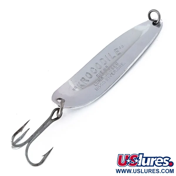 Luhr Jensen Krocodile Die #5 Ondulante, Nichel/Verde, 21g, Prisma, #10472