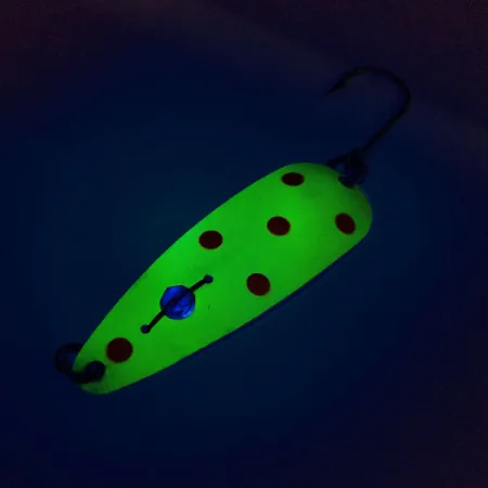 Eppinger Red Eye Evil Eye UV Ondulante, Giallo/Rosso, 6g, UV, #10496