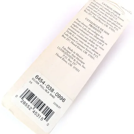 Luhr Jensen P.J.POP Popper Legno, Silver Foil/Blk Shad, 10.5g, #10499