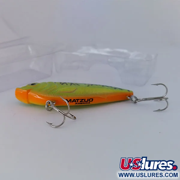Matzuo Lipless UV Lipless Crankbait, Fire Tiger, 14g, UV-Finish, #10502