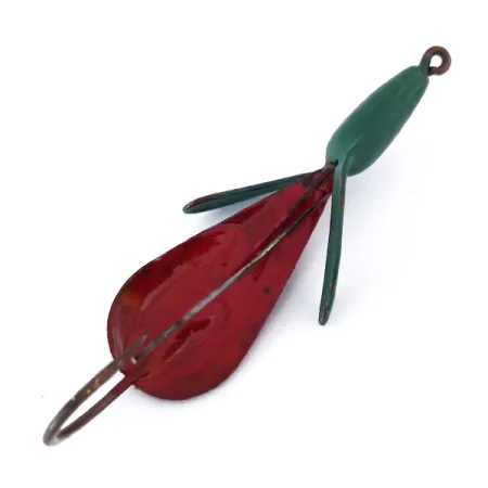 Panther Martin Weedless Weed Wing Ondulante, Rosso/Verde, 7g, Antialga, #10525