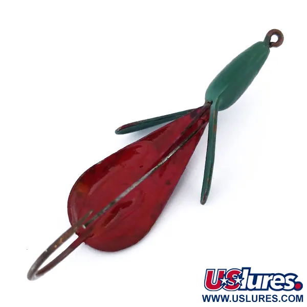 Panther Martin Weedless Weed Wing Ondulante, Rosso/Verde, 7g, Antialga, #10525