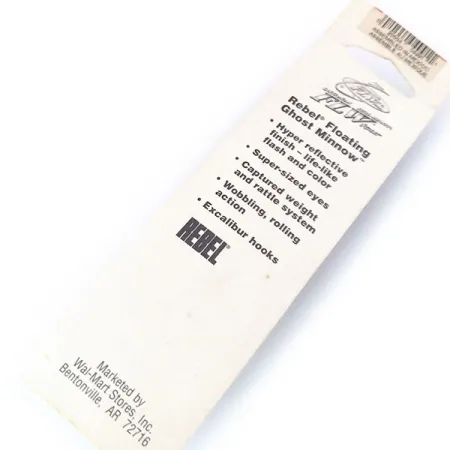 Rebel Excalibur Ghost Minnow, Rainbow Trout, 7g, Floating, #10532