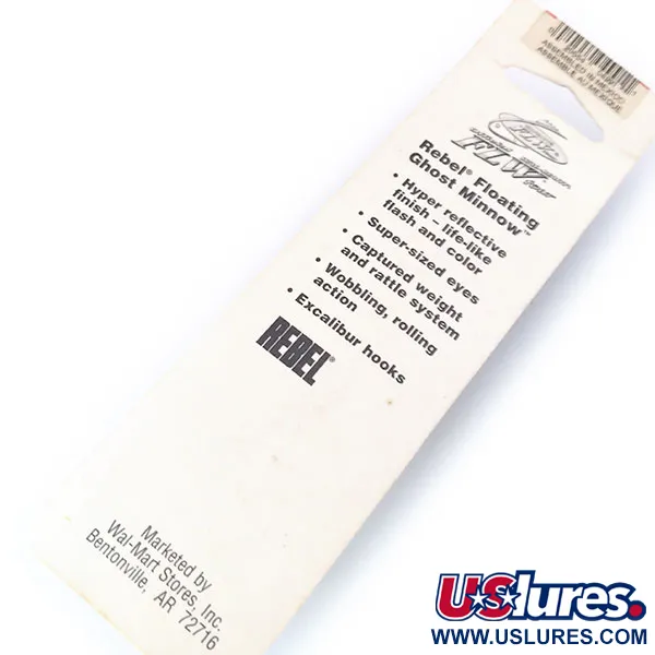 Rebel Excalibur Ghost Minnow, Rainbow Trout, 7g, Floating, #10532