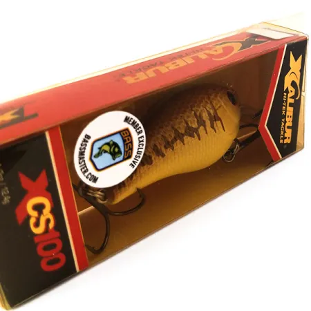 XCalibur XCS100 Crankbait, Brownie, 14g, Paletta Quadrata, #10535