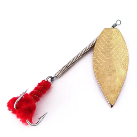 Panther Martin Francese Tirlindada con Lana Rotante, Oro/Rosso, 5g, #10549