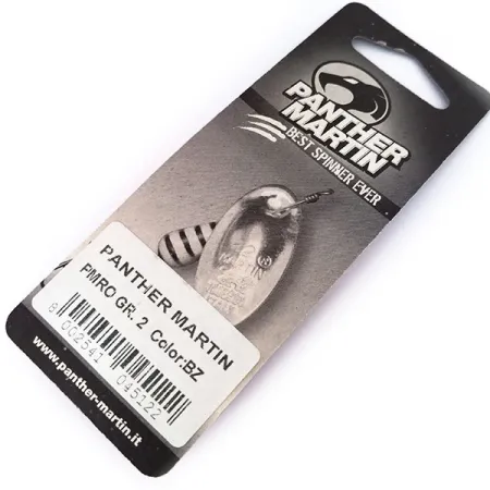 Panther Martin 2 Cucchiaino, BZ, 2.5g, Paletta Inline, #10551