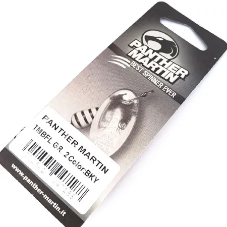 Panther Martin 2 Con Punti Cucchiaino, Black/Yellow, 2,5g, Pala Inline, #10552