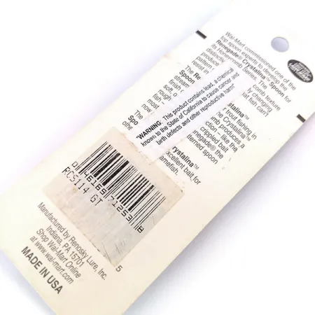 Renegade Crystalina Spoon Ondulante, Golden Fish, 11g, Nido d'ape, #10579