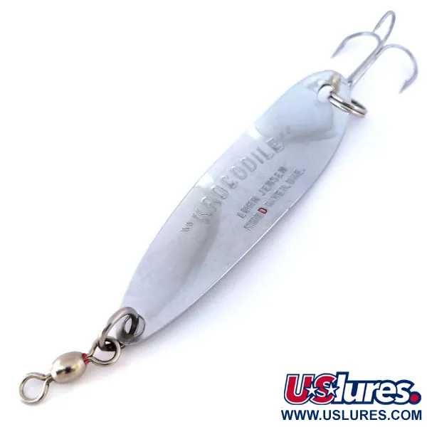 Luhr Jensen Krocodile Die #5 Ondulante, Nichel martellato, 25g, #10586