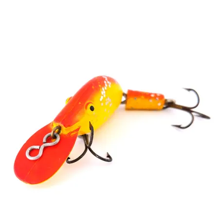 Eppinger Sparkle Tail, 5.5g Giallo / Rosso / Glitter, Crankbait #10592