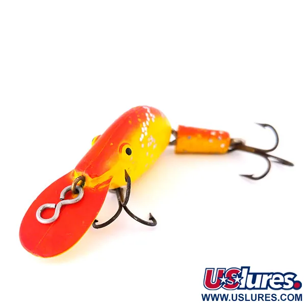 Eppinger Sparkle Tail, 5.5g Giallo / Rosso / Glitter, Crankbait #10592