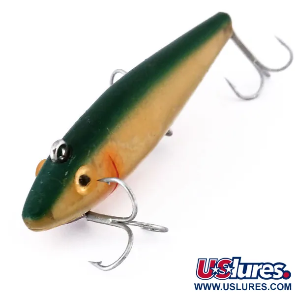 L&S Bait MirrOlure 52M Twitchbait, Verde-Oro, 14g, affondante, #10604