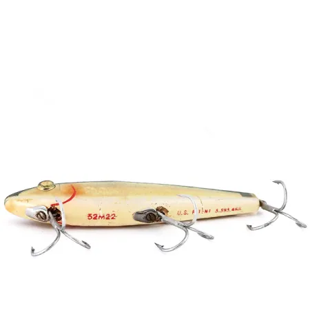 L&S Bait MirrOlure 52M Twitchbait, Verde-Oro, 14g, affondante, #10604