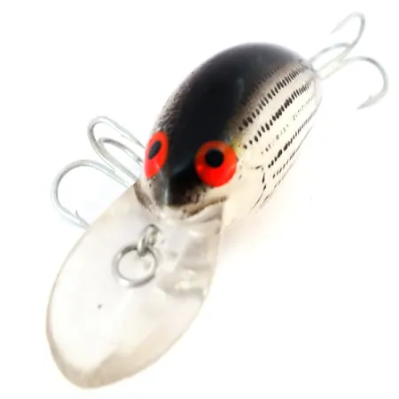 Bomber model B 4A Crankbait, Argento/Nero, 7g, Floating, #10605