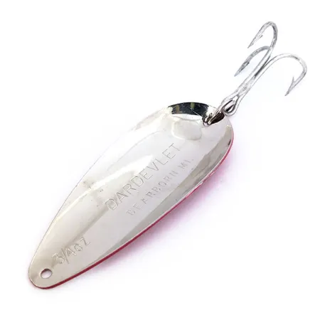 Eppinger Dardevle Dardevlet Ondulante, Rosso-Bianco, 21g, Storico, #10627