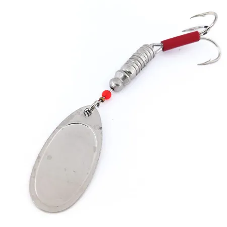 Yakima Bait Steel Head 4 Cucchiaino, Nichel, 9g, Guaina Rossa, #10635