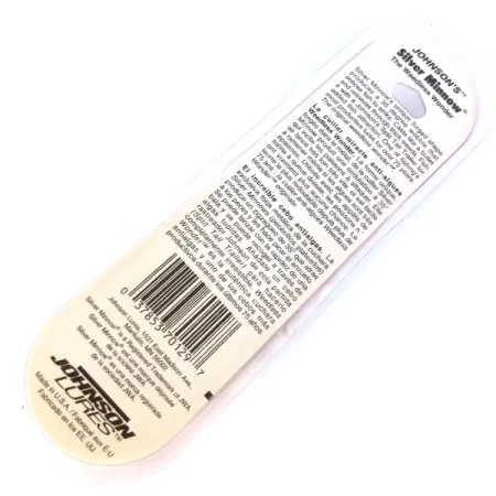 Johnson Silver Minnow, 7g Verde e Arancio, Ondulante Antialga #18420