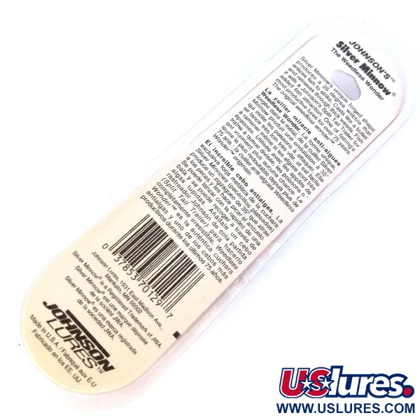 Johnson Silver Minnow, 7g Verde e Arancio, Ondulante Antialga #18420