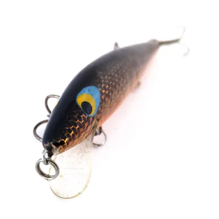 Rebel Floater F12 Minnow, Nero-Oro, 9g, Galleggiante, #10646