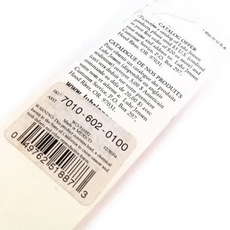 Luhr Jensen P.J.POP Popper legno, Bianco, 17g, fatto a mano, #10657