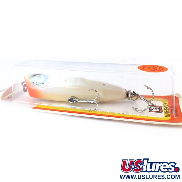Luhr Jensen P.J.POP Popper legno, Bianco, 17g, fatto a mano, #10657