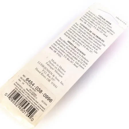 Luhr Jensen P.J.POP Popper, Argento / Nero, 17g, Corpo legno, #10658