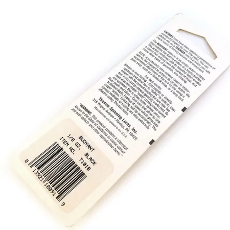 Thomas Buoyant Ondulante, Black Trout, 5g, Corpo Metallo, #T101B