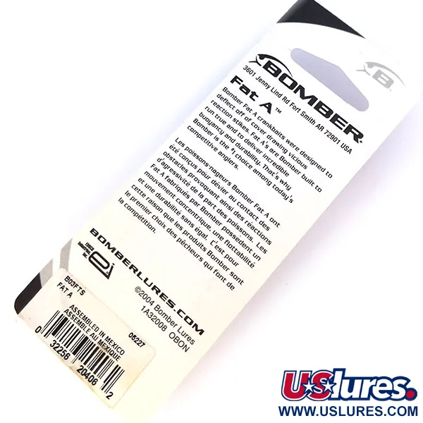 Bomber Fat A Crankbait, B03FTS, 2g, galleggiante, #10665