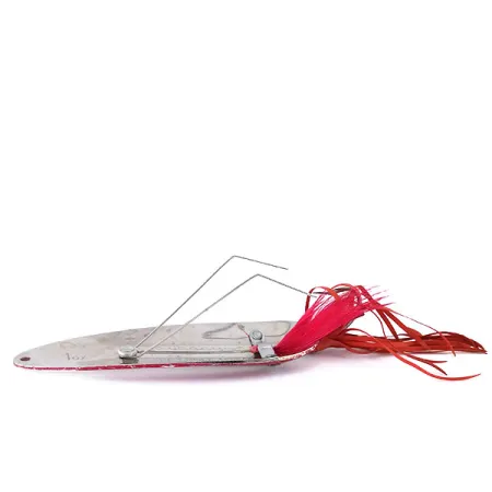 Eppinger Weedless Dardevle Ondulante, Rosso/Bianco/Nickel, 28g, #10692