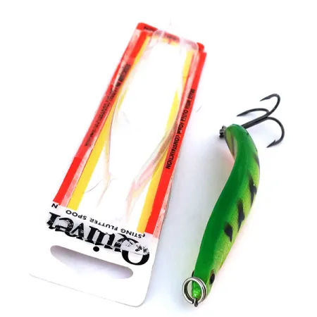 Luhr Jensen Quiver Ondulante, Fire Tiger, 39g, Luminoso, #10694